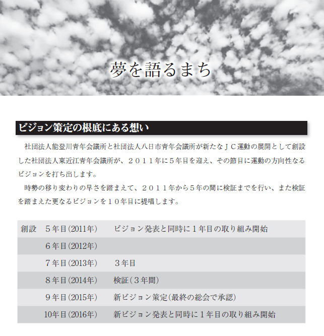 夢を語るまち